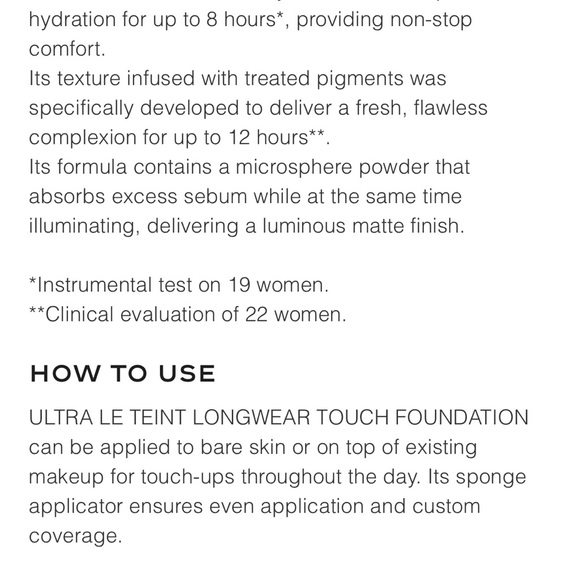 CHANEL ULTRA LE TEINT LONGWEAR TOUCH FOUNDATION - Shade B30 - Picture 10 of 11